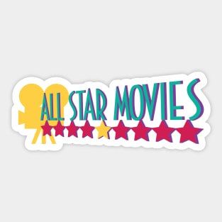 All Star Movies Sticker